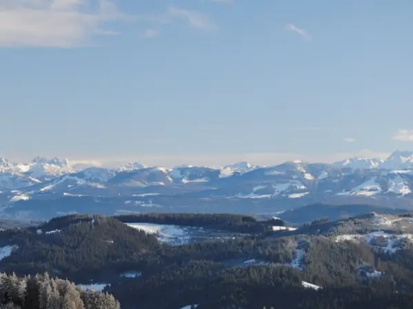 Alpen Panorama Flug